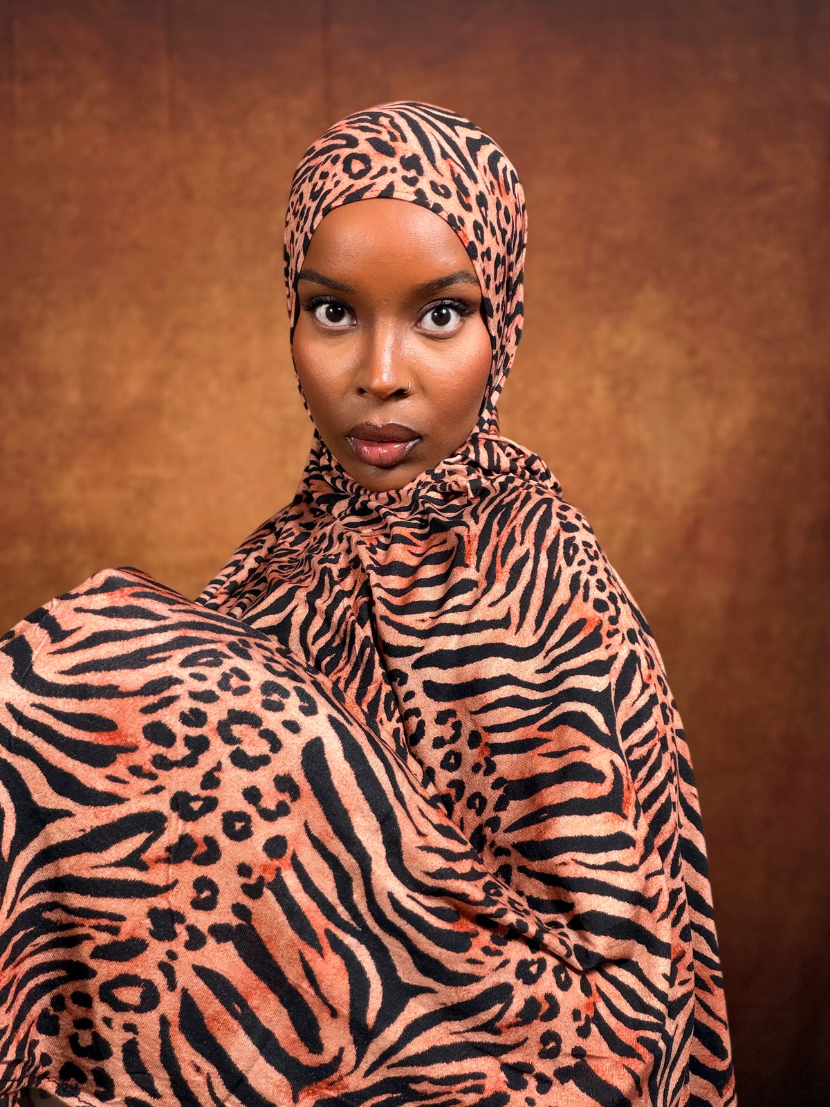 Wild Lightweight Printed Jersey Hijab