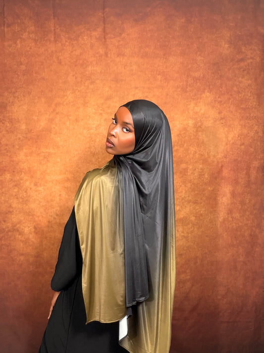 Sage Shadow Liquid Jersey Hijab