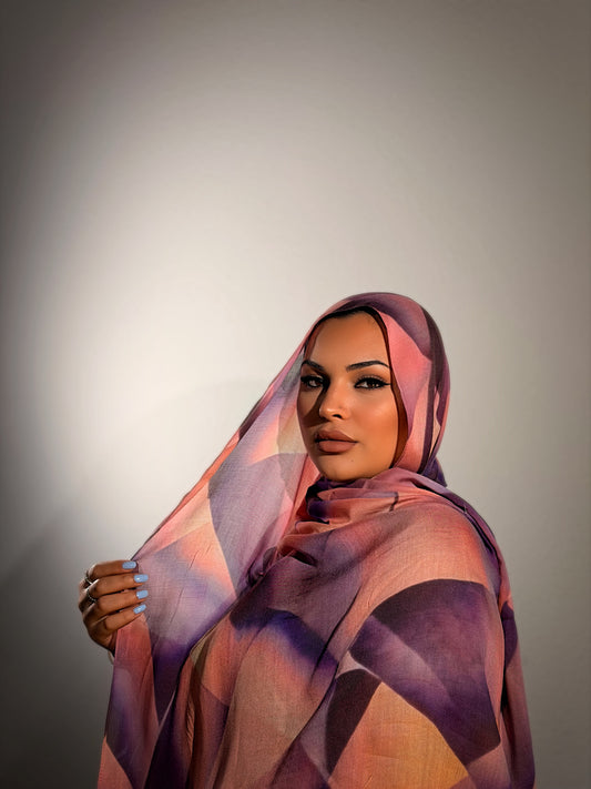 Purple Blaze Modal Hijab