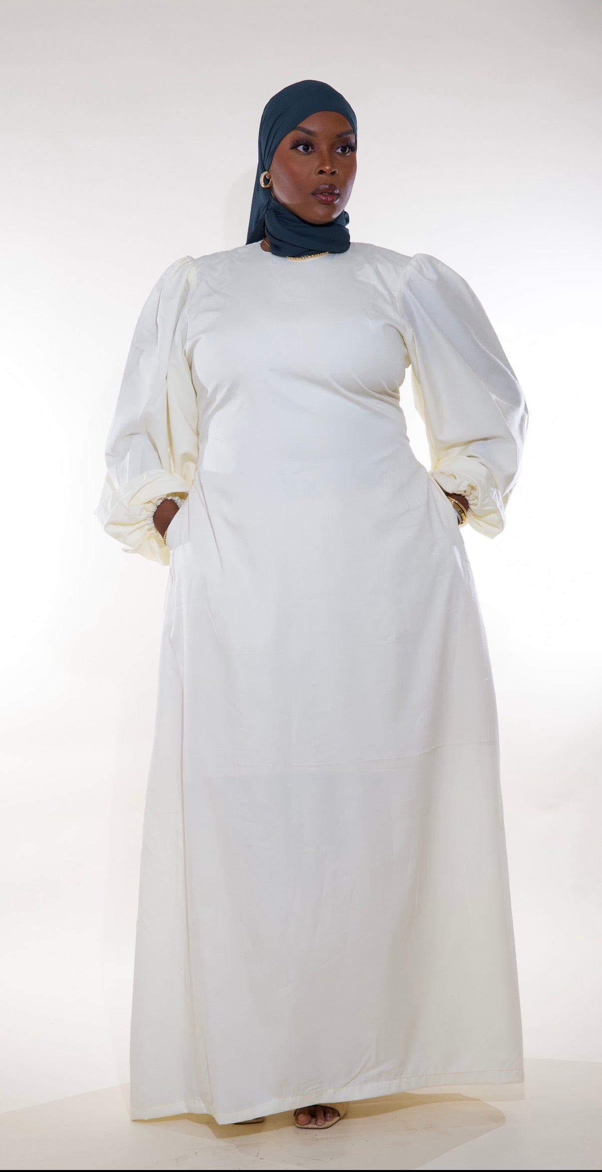 Heba Dress Ivory