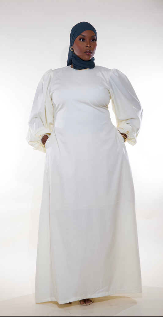 Heba Dress Ivory