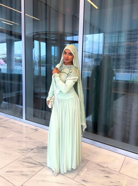 Ayaan Dress - Pistachio