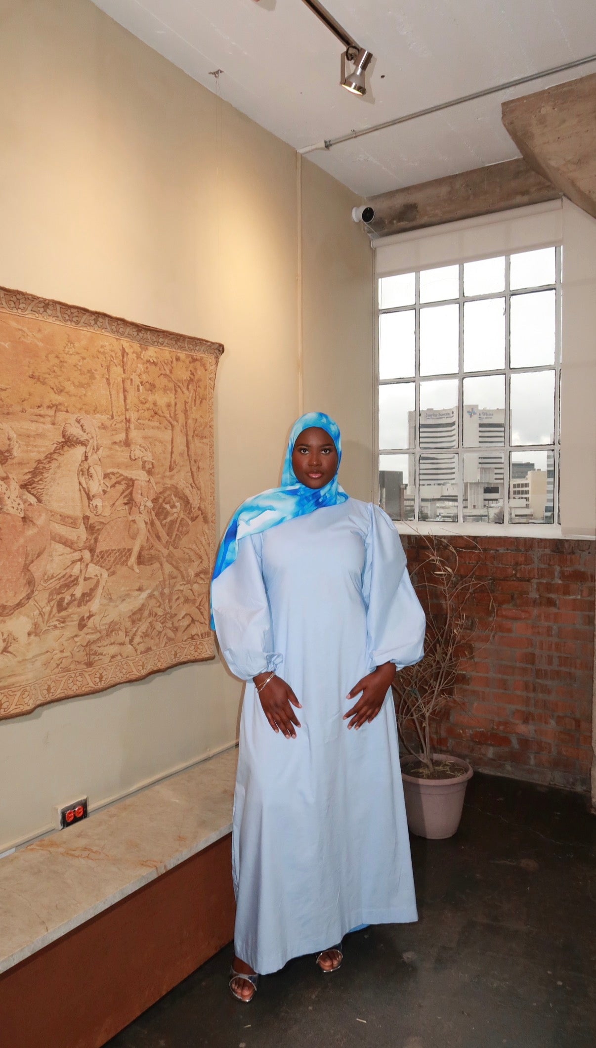 Heba Dress - Blue Nile