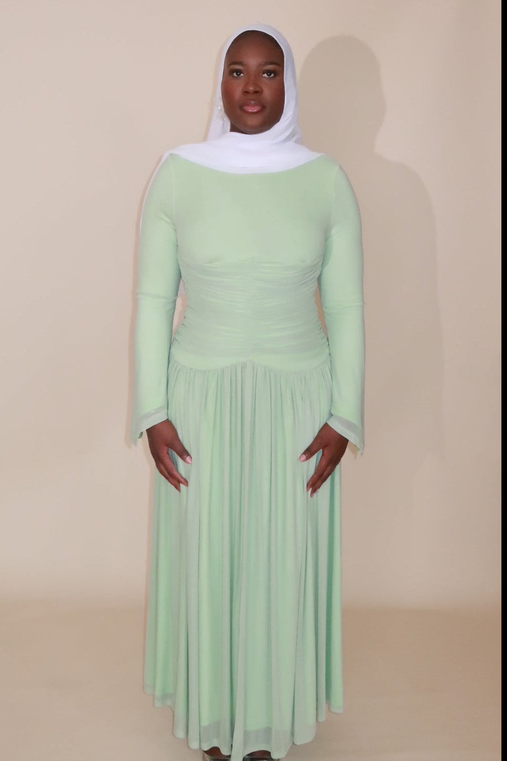 Ayaan Dress - Pistachio